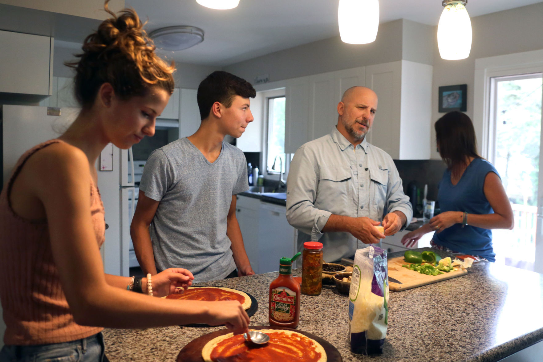 Mike with family